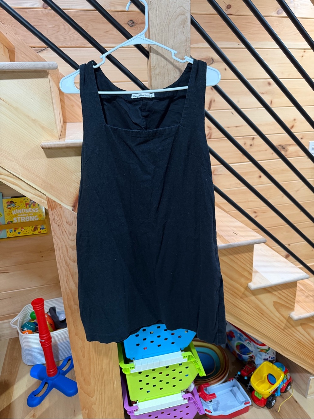 Abercrombie & Fitch Black Cotton Dress
